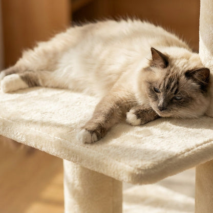 Arbre à chat XXL multi-niveaux robuste et majestueux pour grands félins – MajesticTower™